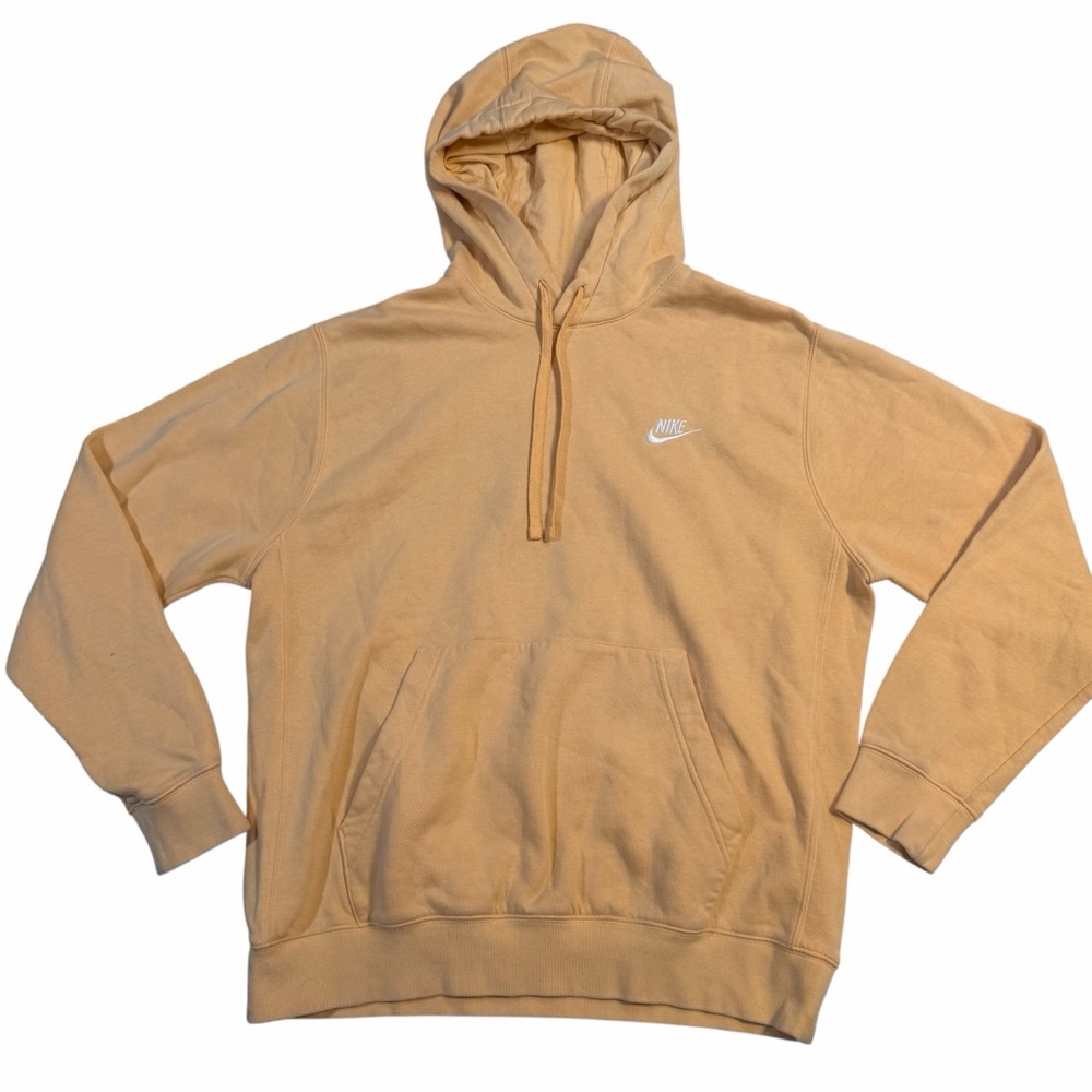 Nike Men's Sportswear Club Fleece Hoodie Medium BV2654-734 Orange